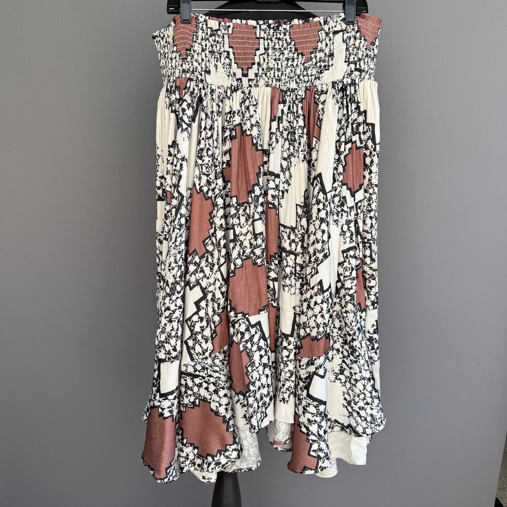 Anthropologie Black and White Midi Skirt - Picture 7 of 9